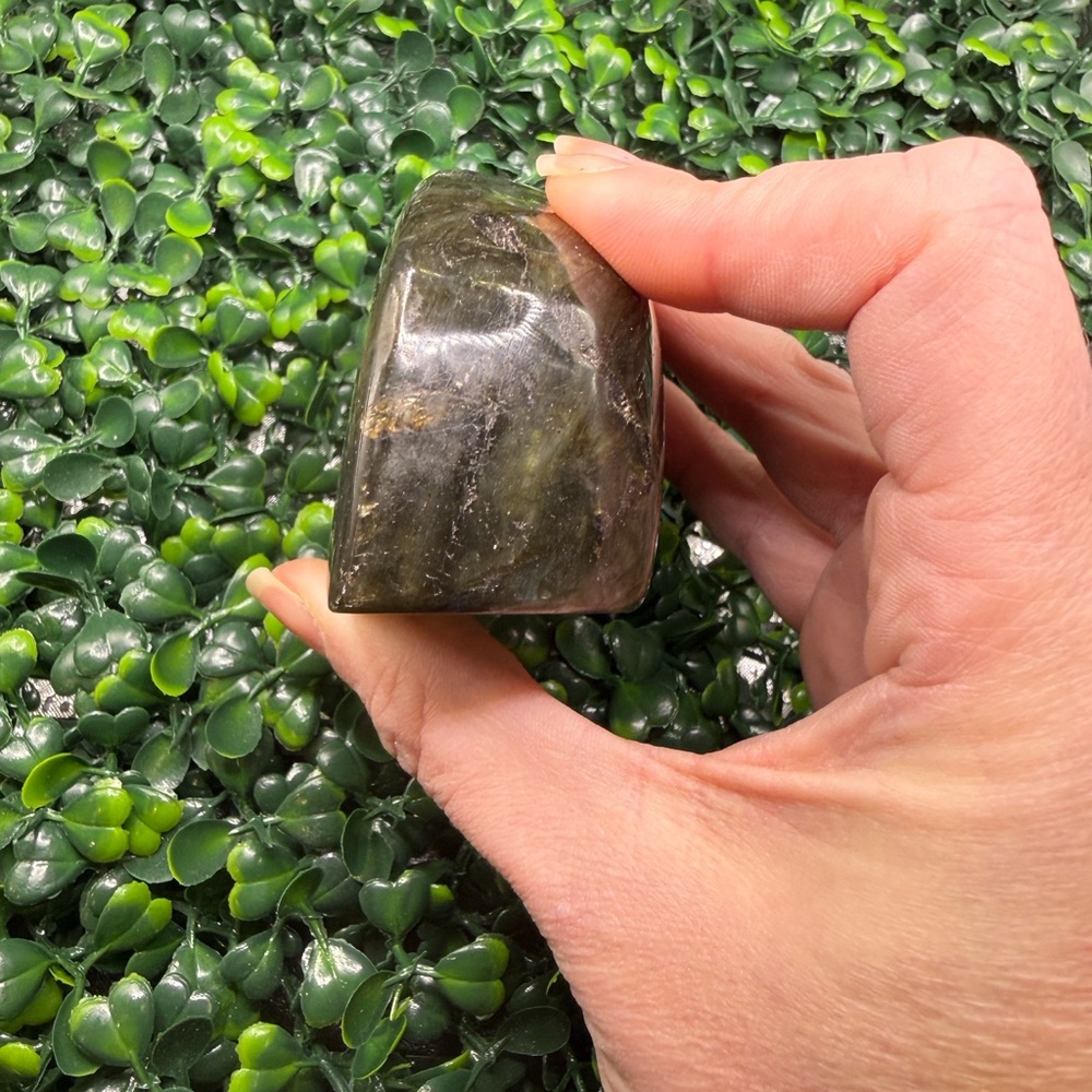 (LabFF2) RARE COLOR - Red & Rainbow Labradorite Free Form - Picture 5 of 8